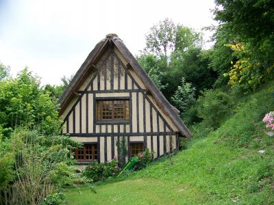 Visite villa normande à colombages proche de Pont-Audemer 27500