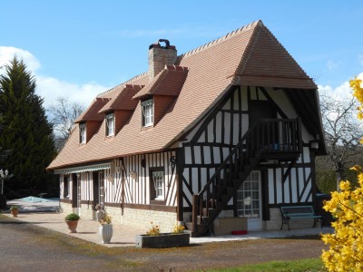 Maison normande avec piscine, Lisieux, Agence Terres et Demeures de Normandie